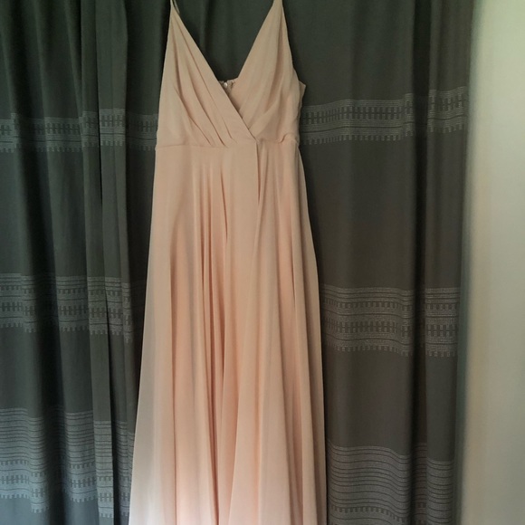 BHLDN Eva Dress in Blush Pink - Picture 3 of 4